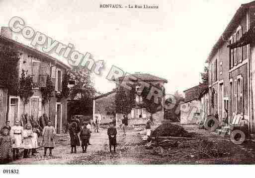 Ville de RONVAUX, carte postale ancienne