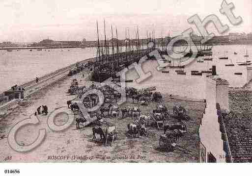 Ville de ROSCOFF, carte postale ancienne Ville de ROSCOFF, carte postale ancienne
