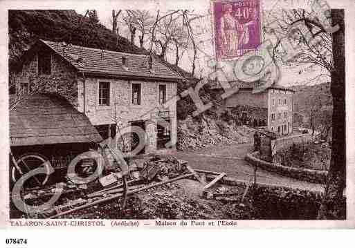 Ville de SAINTCHRISTOL, carte postale ancienne