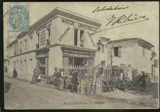 Ville de SAINTGEORGESDEDIDONNE, carte postale ancienne