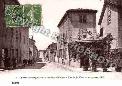 Ville de SAINTGEORGESDERENEINS, carte postale ancienne