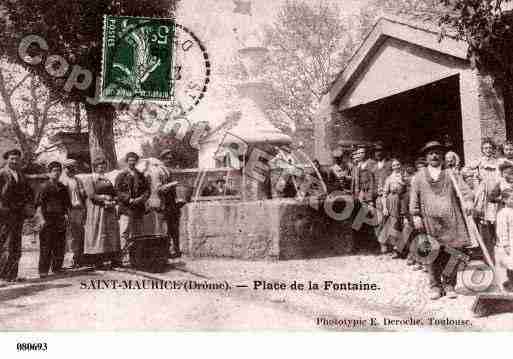 Ville de SAINTMAURICESUREYGUES, carte postale ancienne