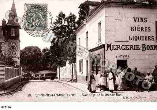 Ville de SAINTNOMLABRETECHE, carte postale ancienne
