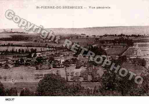 Ville de SAINTPIERREDEBRESSIEUX, carte postale ancienne