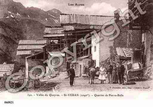 Ville de SAINTVERAN, carte postale ancienne