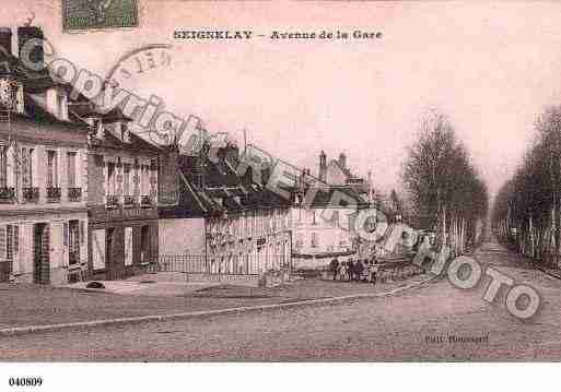 Ville de SEIGNELAY, carte postale ancienne Ville de SEIGNELAY, carte postale ancienne