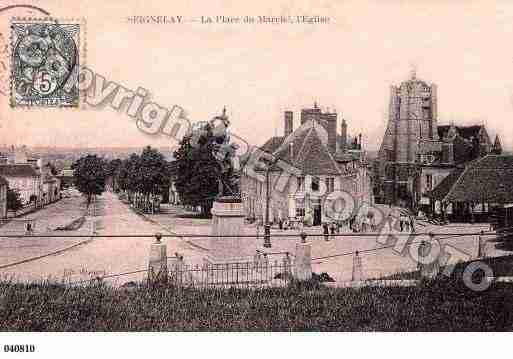 Ville de SEIGNELAY, carte postale ancienne Ville de SEIGNELAY, carte postale ancienne