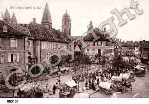 Ville de SELESTAT, carte postale ancienne