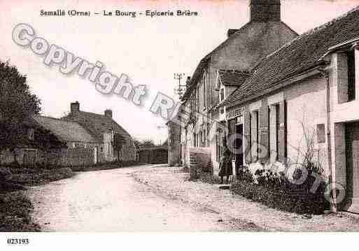 Ville de SEMALLE, carte postale ancienne