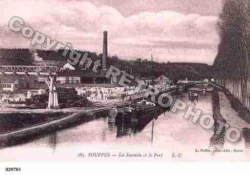 Ville de SOUPPESSURLOING, carte postale ancienne