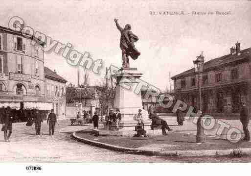 Ville de VALENCE, carte postale ancienne