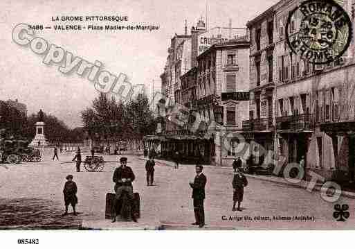 Ville de VALENCE, carte postale ancienne