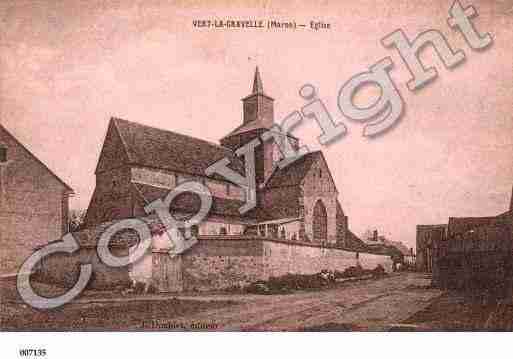 Ville de VERTLAGRAVELLE, carte postale ancienne