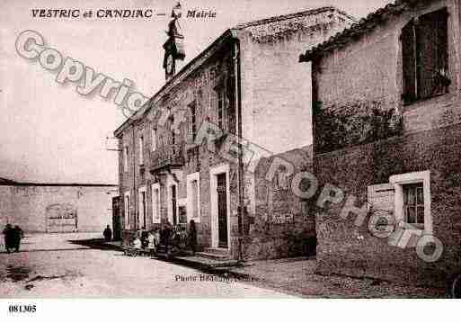 Ville de VESTRICETCANDIAC, carte postale ancienne