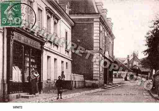 Ville de VILLEDOMER, carte postale ancienne