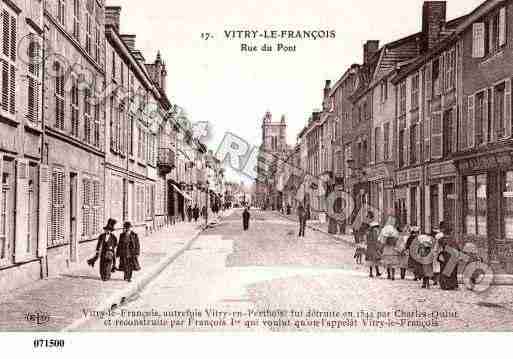 Ville de VITRYLEFRANCOIS, carte postale ancienne