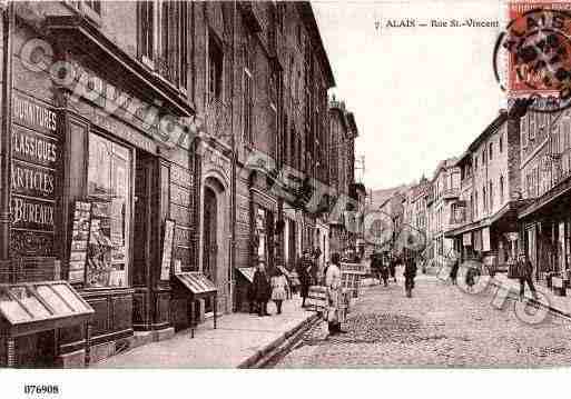 Ville de ALES, carte postale ancienne