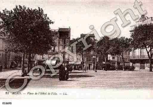 Ville de ALES, carte postale ancienne