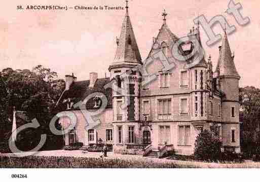 Ville de ARCOMPS, carte postale ancienne