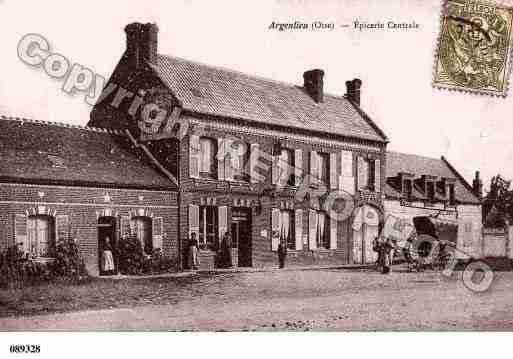 Ville de ARGENLIEU, carte postale ancienne Ville de ARGENLIEU, carte postale ancienne