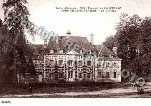 Ville de AUBERVILLELACAMPAGNE, carte postale ancienne