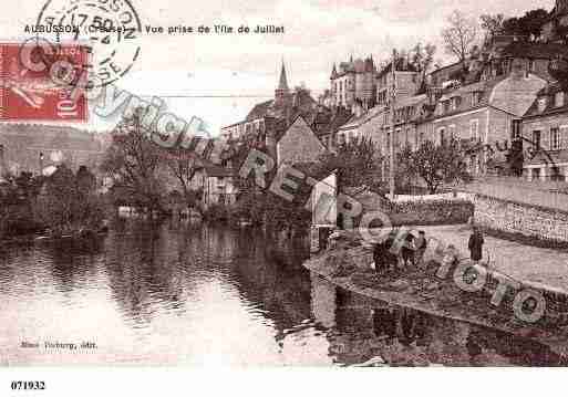 Ville de AUBUSSON, carte postale ancienne