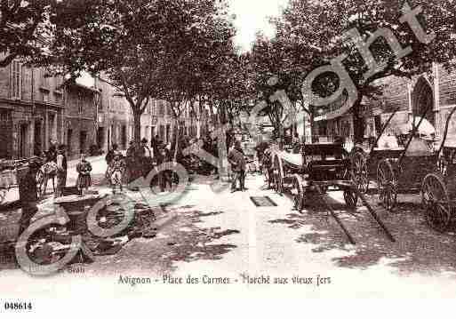 Ville de AVIGNON, carte postale ancienne