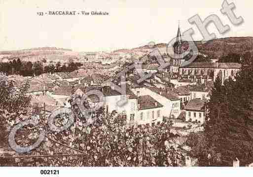 Ville de BACCARAT, carte postale ancienne