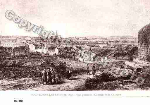 Ville de BOURBONNELESBAINS, carte postale ancienne