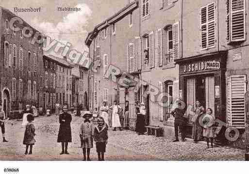 Ville de BOUZONVILLE, carte postale ancienne