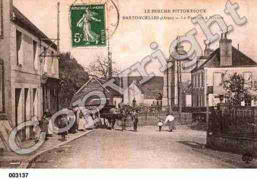 Ville de BRETONCELLES, carte postale ancienne