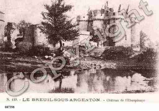Ville de BREUILSOUSARGENTON(LE), carte postale ancienne
