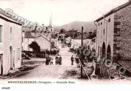 Ville de BROUVELIEURES, carte postale ancienne