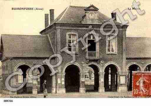 Ville de BUIRONFOSSE, carte postale ancienne