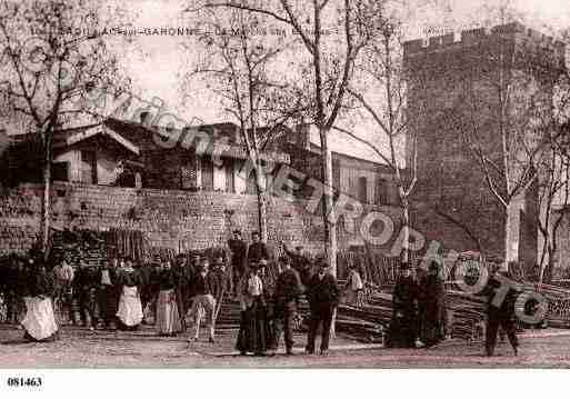 Ville de CADILLAC, carte postale ancienne