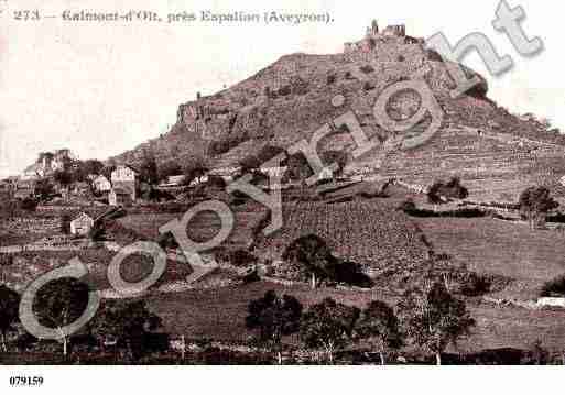 Ville de CALMONT, carte postale ancienne