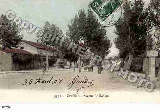 Ville de CAVAILLON, carte postale ancienne