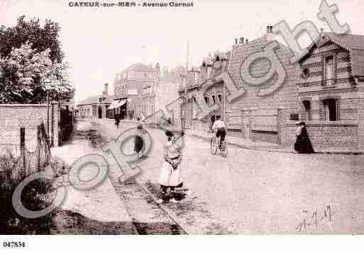 Ville de CAYEUXSURMER, carte postale ancienne