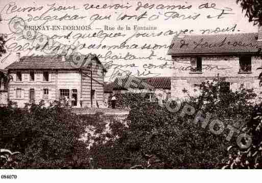 Ville de CERNAYENDORMOIS, carte postale ancienne Ville de CERNAYENDORMOIS, carte postale ancienne