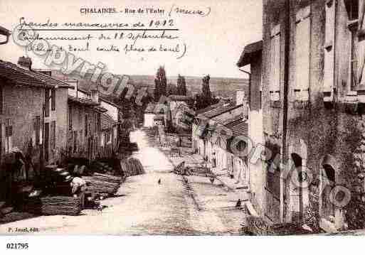 Ville de CHALAINES, carte postale ancienne