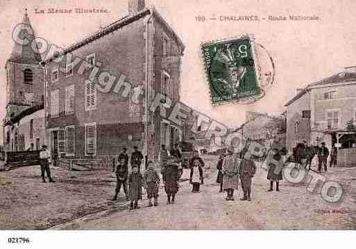 Ville de CHALAINES, carte postale ancienne