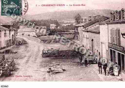 Ville de CHARENCYVEZIN, carte postale ancienne