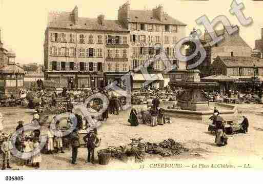 Ville de CHERBOURG, carte postale ancienne Ville de CHERBOURG, carte postale ancienne