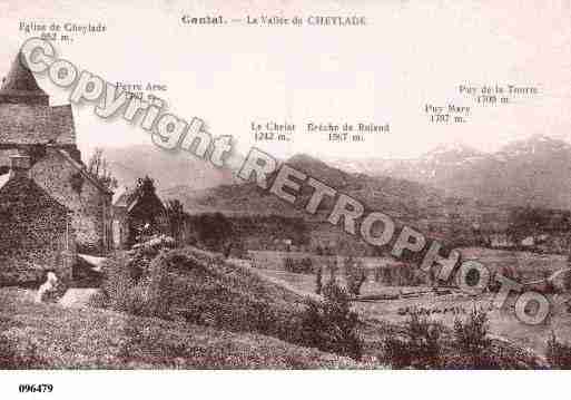 Ville de CHEYLADE, carte postale ancienne