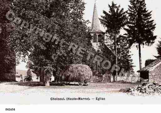 Ville de CHOISEUL, carte postale ancienne