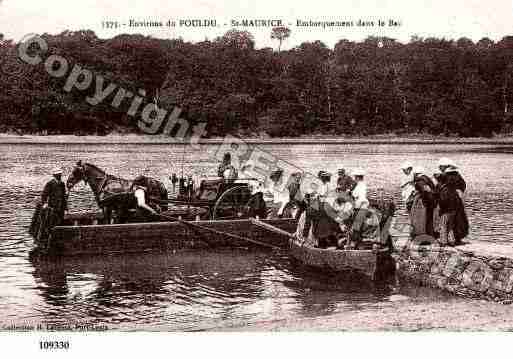 Ville de CLOHARSCARNOET, carte postale ancienne