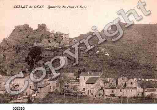 Ville de COLLETDEDEZE(LE), carte postale ancienne