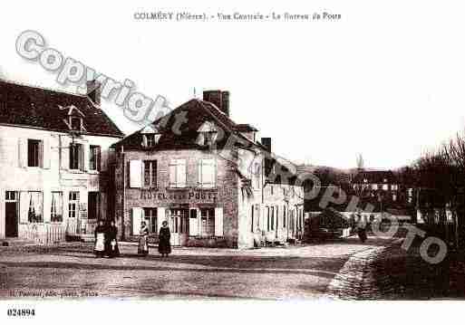 Ville de COLMERY, carte postale ancienne