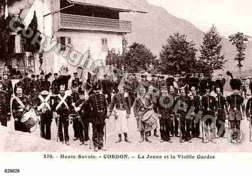 Ville de CORDON, carte postale ancienne