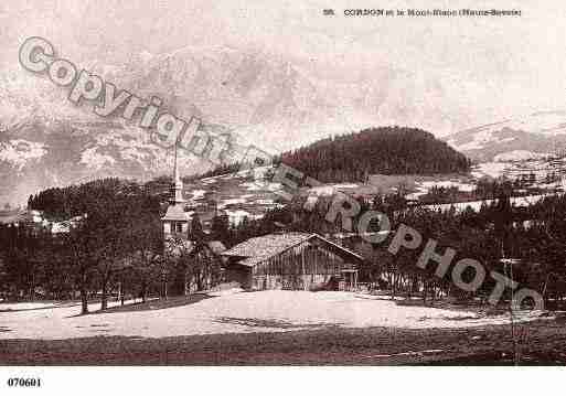 Ville de CORDON, carte postale ancienne